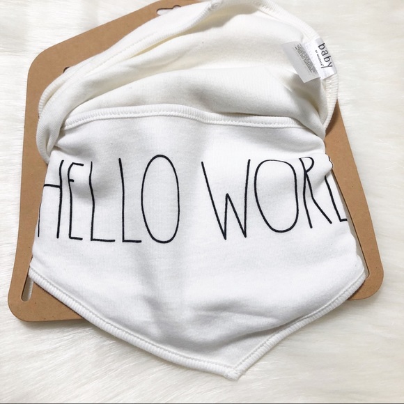 New Rae Dunn Baby set of 3 Bandana Bibs - Picture 3 of 5